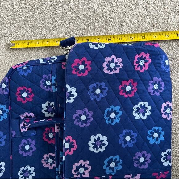 Vera Bradley Medium Travel Bag Blue Floral in Ellie Flowers - Picture 5 of 15